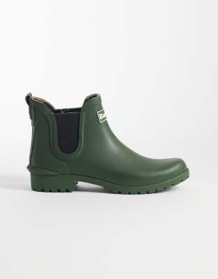 Barbour - Wilton - Bottines de pluie Chelsea - Olive-Vert