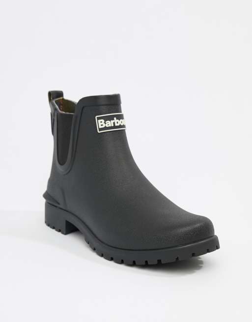 Barbour wilton chelsea wellingtons hot sale black