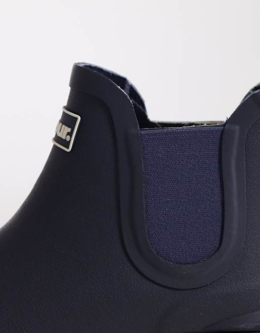 Barbour Wilton - Chelsea wellington laarzen in marineblauw, 2 van 4