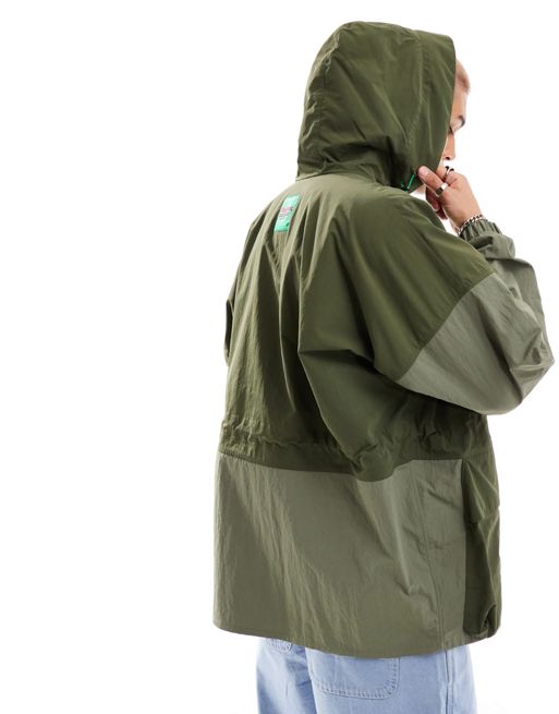 Barbour x ASOS Acoustic unisex showerproof jacket in green | ASOS