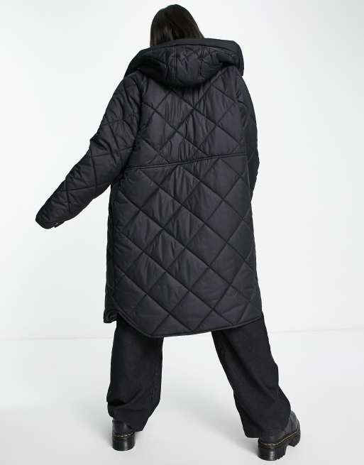 Asos black parka clearance