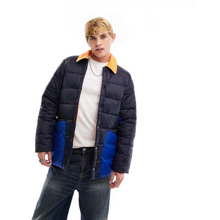 Barbour x ASOS Baffle Liddesdale Exklusive Jacke in Marineblau ASOS
