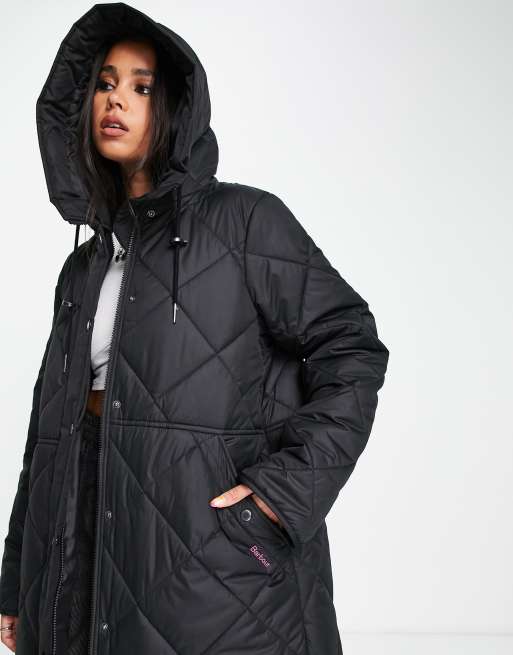 Barbour on sale black parka