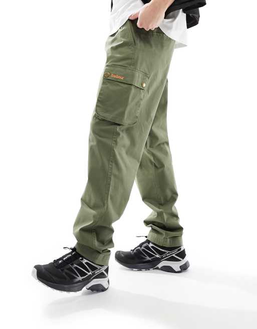 Barbour x ASOS exclusive cargo pants in green | ASOS