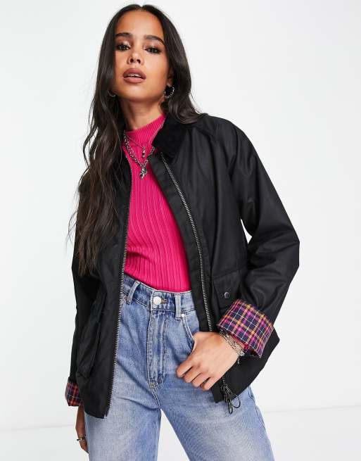 Asos barbour cheap jacket womens