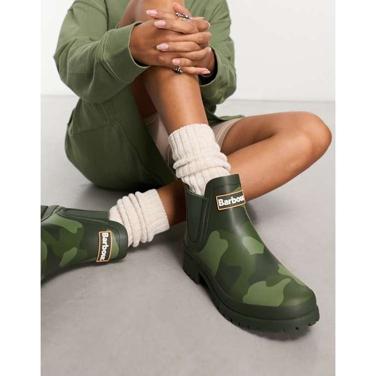 Camouflage wellington outlet boots