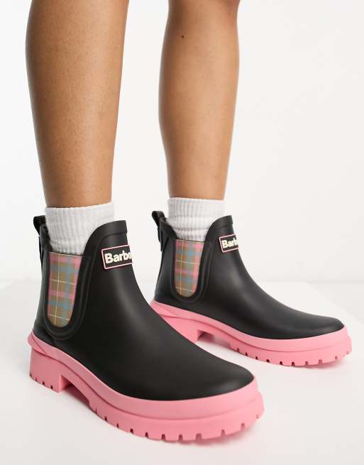 Barbour on sale pink wellies