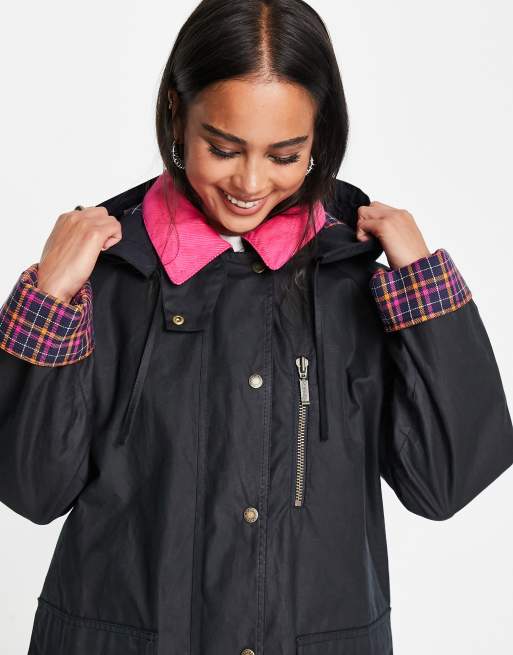 Asos barbour best sale jacket womens