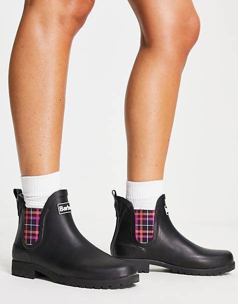 ASOS Chunky Wellington Boot in Purple for Men Mens Shoes Boots Wellington and rain boots 