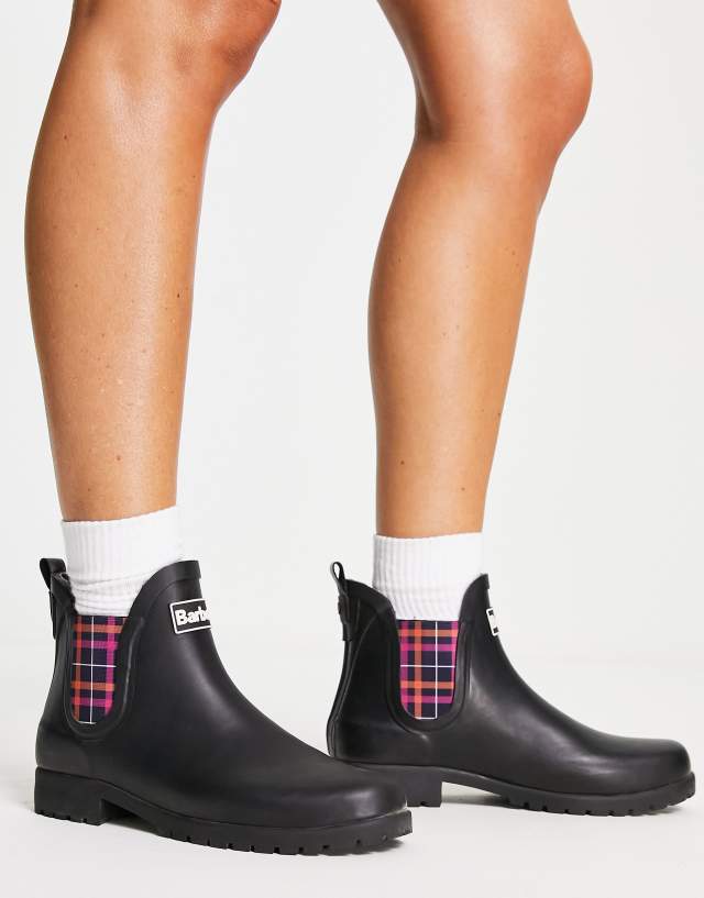 Barbour x ASOS exclusive Wilton wellington boots in black