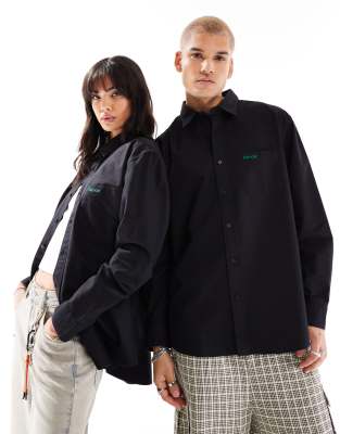 Barbour x ASOS - Jazz - Unisex-Hemd in Schwarz