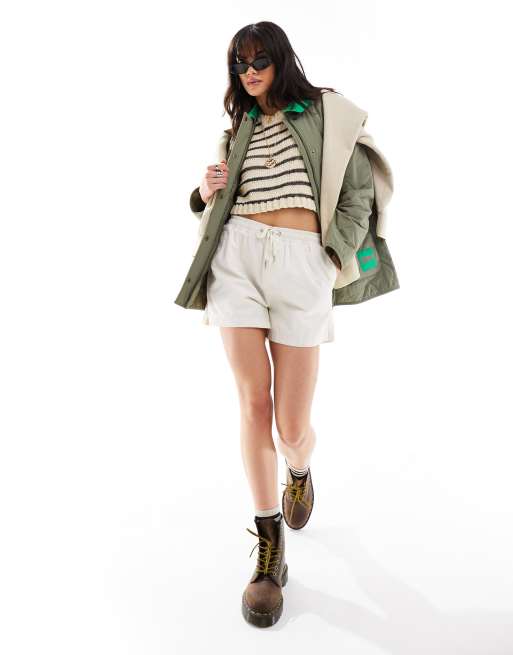 Barbour x ASOS – Kaz – Steppjacke in Staub-Oliv, 2 von 4