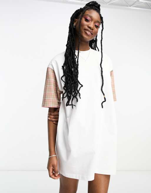 Asos white t shirt hot sale dress