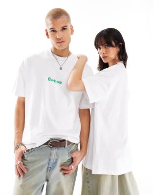 x ASOS unisex Marquee logo t-shirt in white