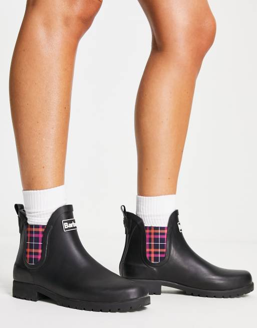 Barbour x ASOS – Wilton – Svarta gummistövlar, endast hos ASOS
