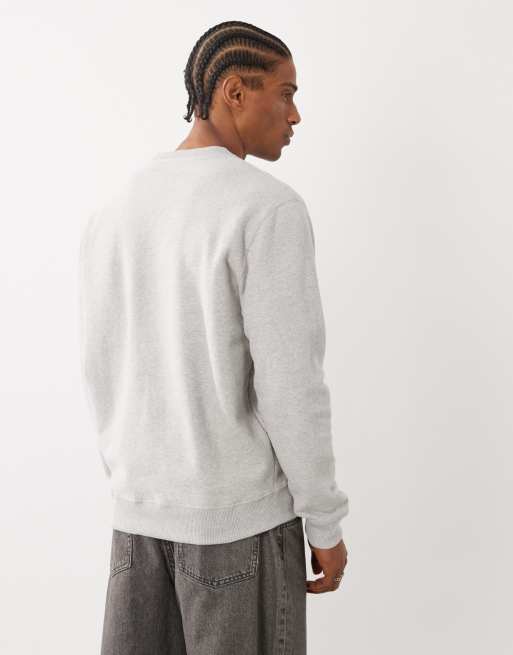 Barbour x Mul crewneck back print graphic sweatshirt in grey , 3 of 5