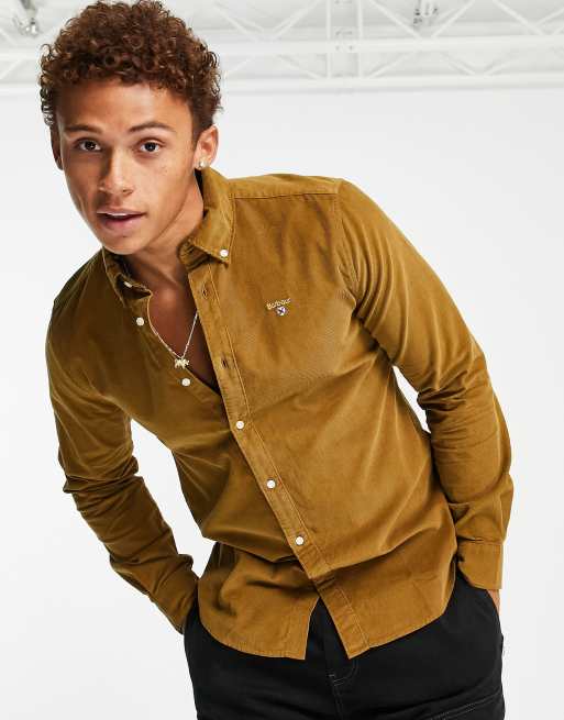 Barbour cord hot sale shirt