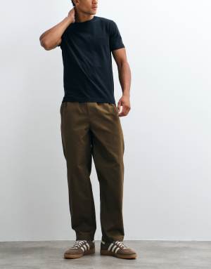 Barbour Yorklane cotton twill trousers in light brown