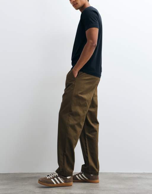 Barbour Yorklane cotton twill trousers in light brown, 6 of 6