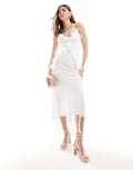 [Bardot] Bardot cami maxi dress with ruffle details in white 10 WHITE