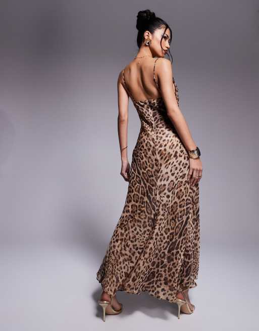 Casual Print Backless U Neck Vest Dress Dresses(3 Colors)