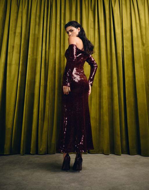 wine black dress Shaking the Wine Glass Corset Dress In-stock / XS main image 1