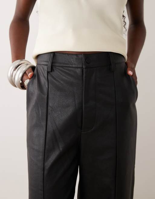 Bardot - Marlow - Pantalon ample en similicuir - Noir, 3 de 5