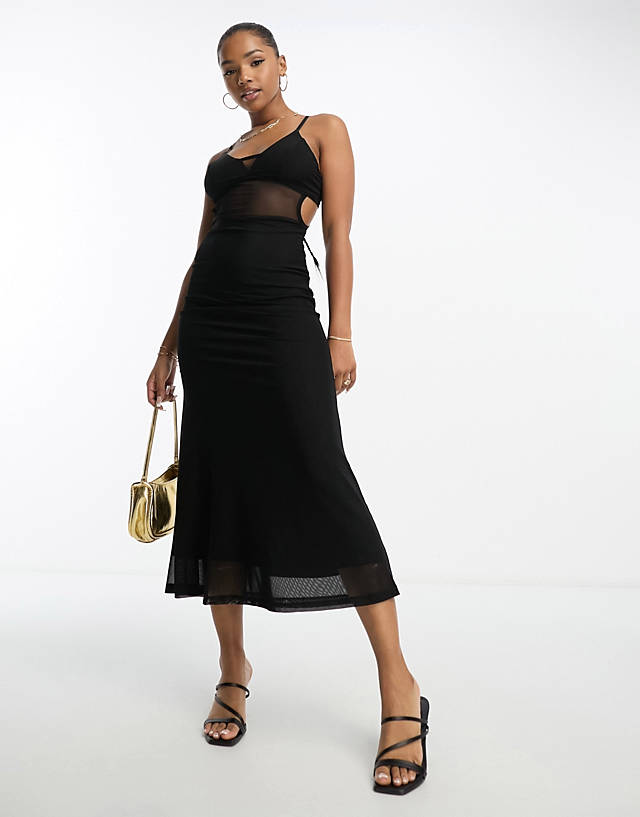 Bardot - midi dress in black