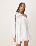 [Bardot] Bardot Razia one shoulder mini dress in orchid white 8 ORCHID WHT
