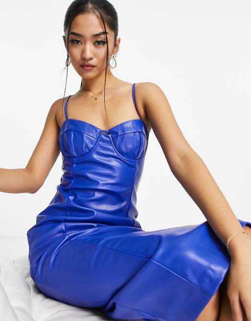 Robe discount bustier bleu