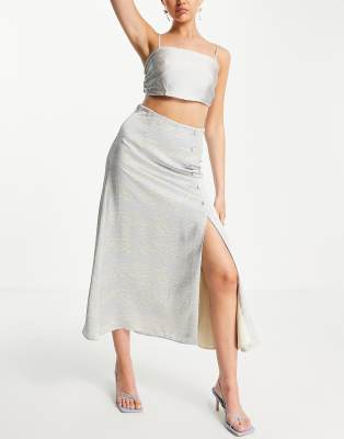 bardot tie waist skirt