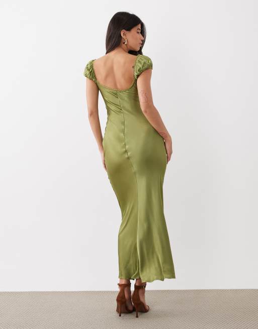 stasia silk dress Reformation Stasia Sleeveless Silk Midi Dress