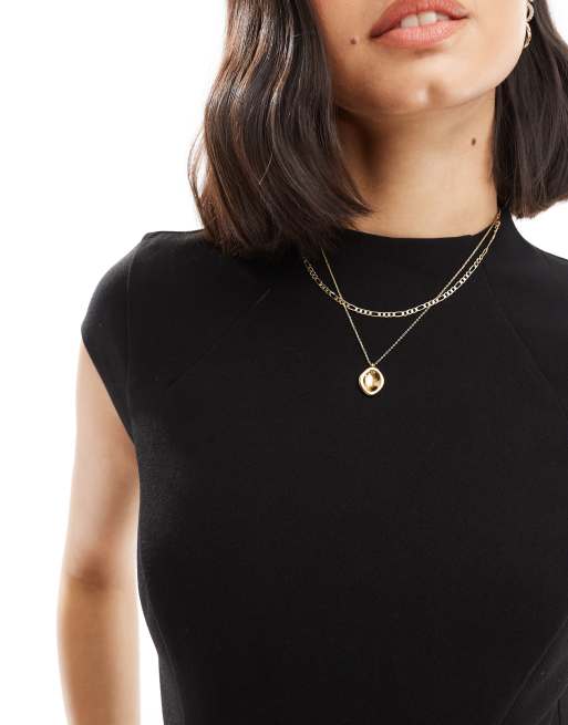 Bardot structured mini dress in black , 3 of 4