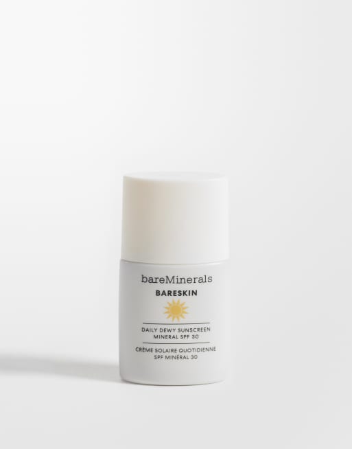 bareMinerals – BareSkin – Codzienny mineralny krem przeciwsłoneczny z filtrem SPF 30 – Sheer Medium Deep, 4 z 4