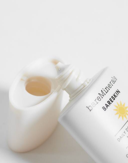 bareMinerals – BareSkin Daily Dewy Mineral Sunscreen – Solskyddskräm med SPF 30 – Sheer Deep, 3 av 4