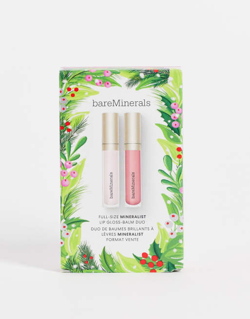bareMinerals Full Size Mineralist Lip GlossBalm Duo (save 50) ASOS