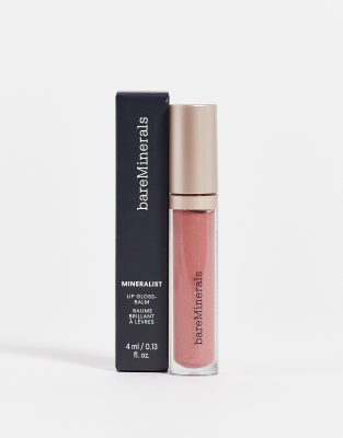 bareMinerals - Mineralist - Lip Gloss Balm - Lipgloss in Ingenuity-Rosa