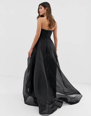 black full gown