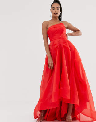 asos red gown