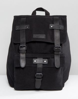 Barneys Leather Backpack in Black | ASOS