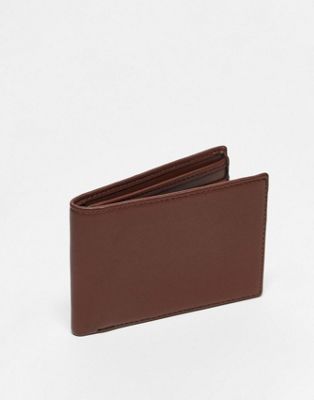Barneys Original leather wallet in dark brown