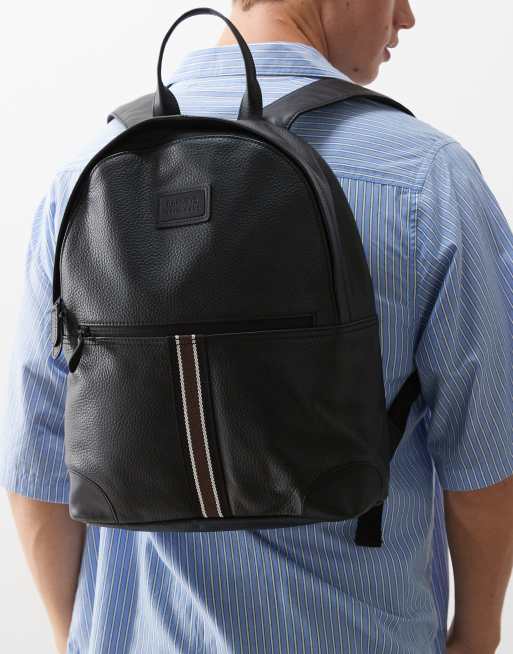barney's originals leather backpack Barneys Originals Barneys originals leather backpack in black