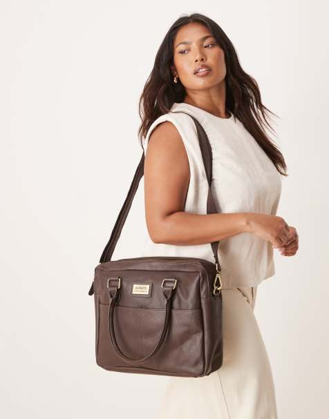 Barneys originals brown messenger bag in brown - view 1