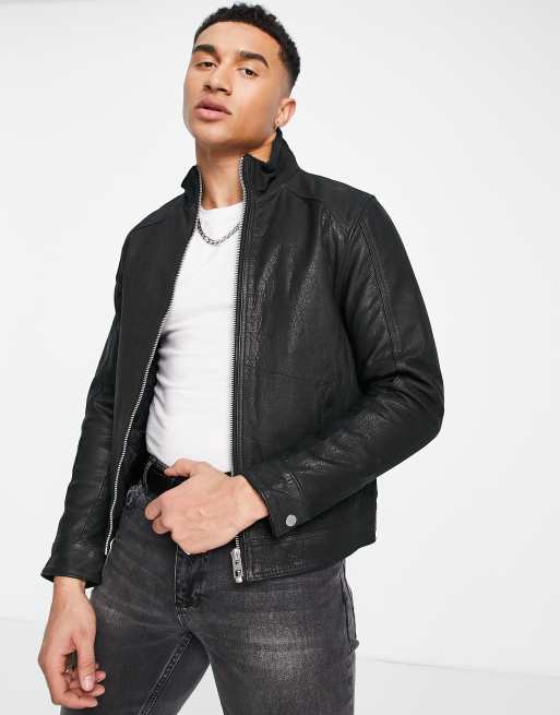 Jeans by buffalo leather cheap jacket