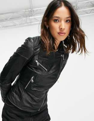 barneys originals clara leather jacket