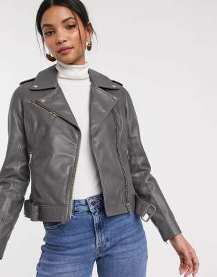 asos barney's leather jacket