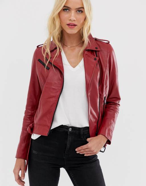 Red jacket clearance asos