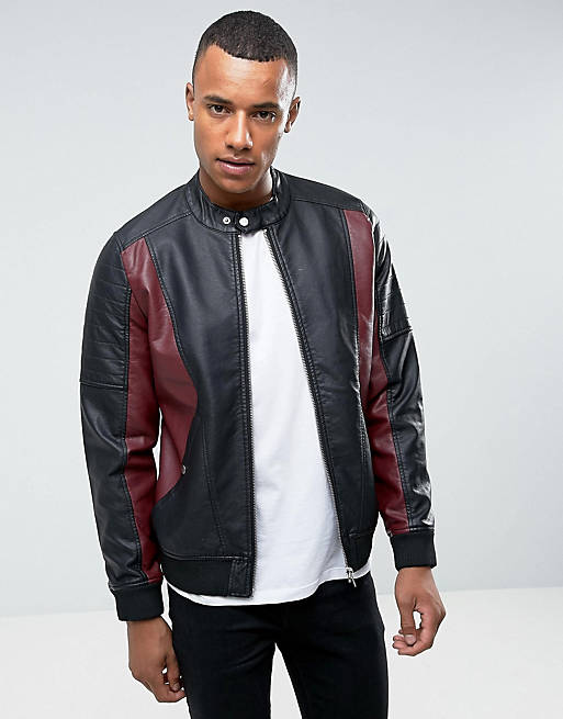 Barneys Originals faux leather jacket