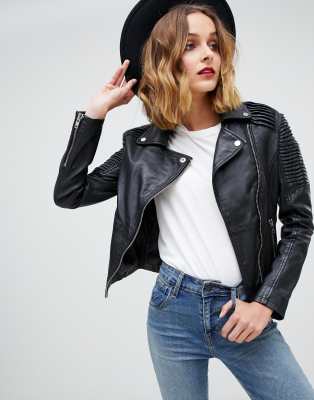 asos barney's leather jacket