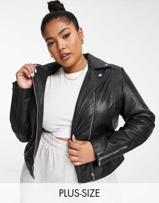 Barney's Originals Plus – Belina – Jacka i läder